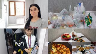 Böyük Market Alış-Verişiömərin Birinciliyiaxşam Yeməyigünlük Vloq