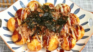 របៀបធ្វើនំគ្រក់បែបជប៉ុន( តាគូយ៉ាគិ )( how to make takoyaki )N.L Cooking