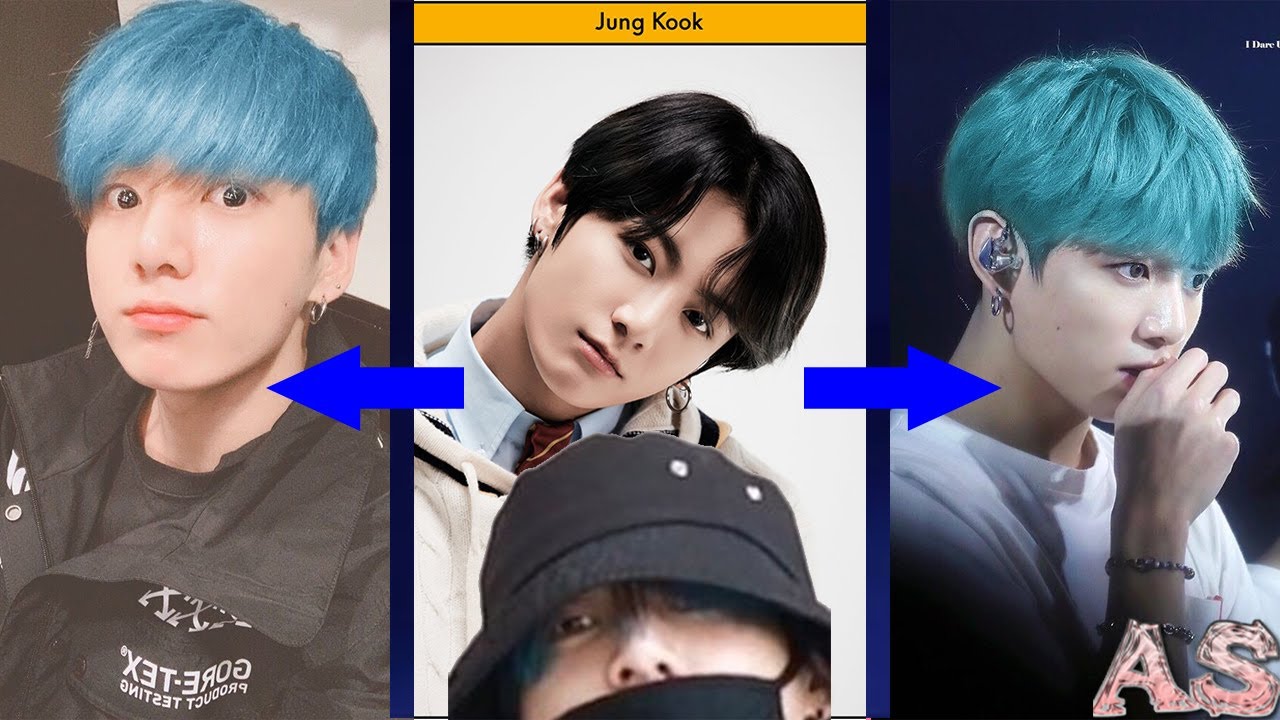 BTS Jungkook with blue hair - wide 5
