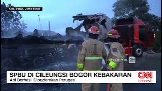 SPBU di Cileungsi Bogor Kebakaran