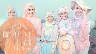 [best] Tutorial Hijab Pashmina Segi Empat Terbaru 2014 