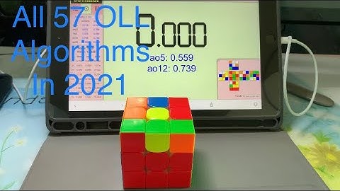 Stop Using Your Old-School Algs!: All 57 OLL Algorithms In 2021 (Part 1)