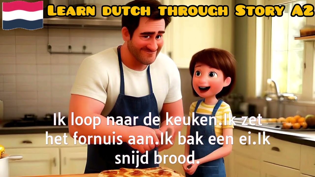LEARN DUTCH THROUGH STORY A1-A2 || NEDERLANDS LEREN:OLENA IS EEN MEISJE UIT OEKRAÏNE