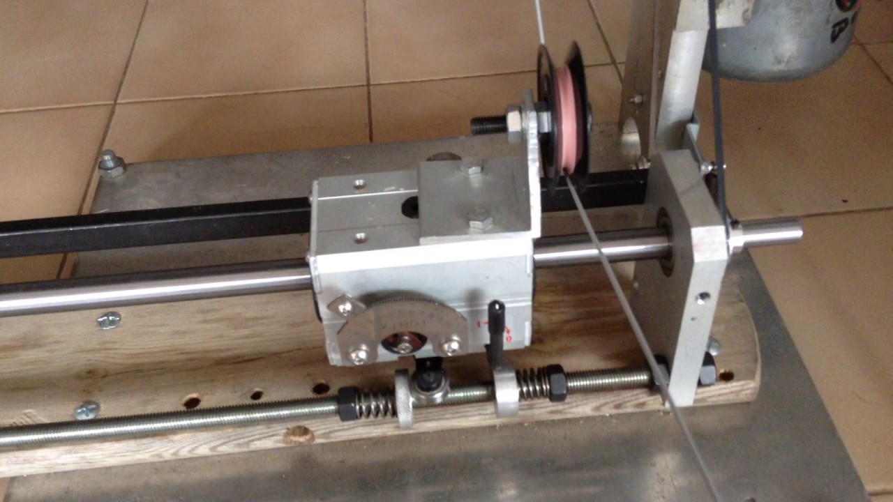 rolling ring drive winding spool 1st try YouTube