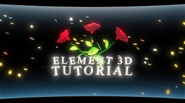 Element 3D tutorial | After effects tutorial + Project file