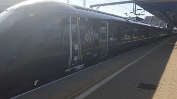 GWR Class 800 011 Javelin Departing from Reading The 17th of September 2022