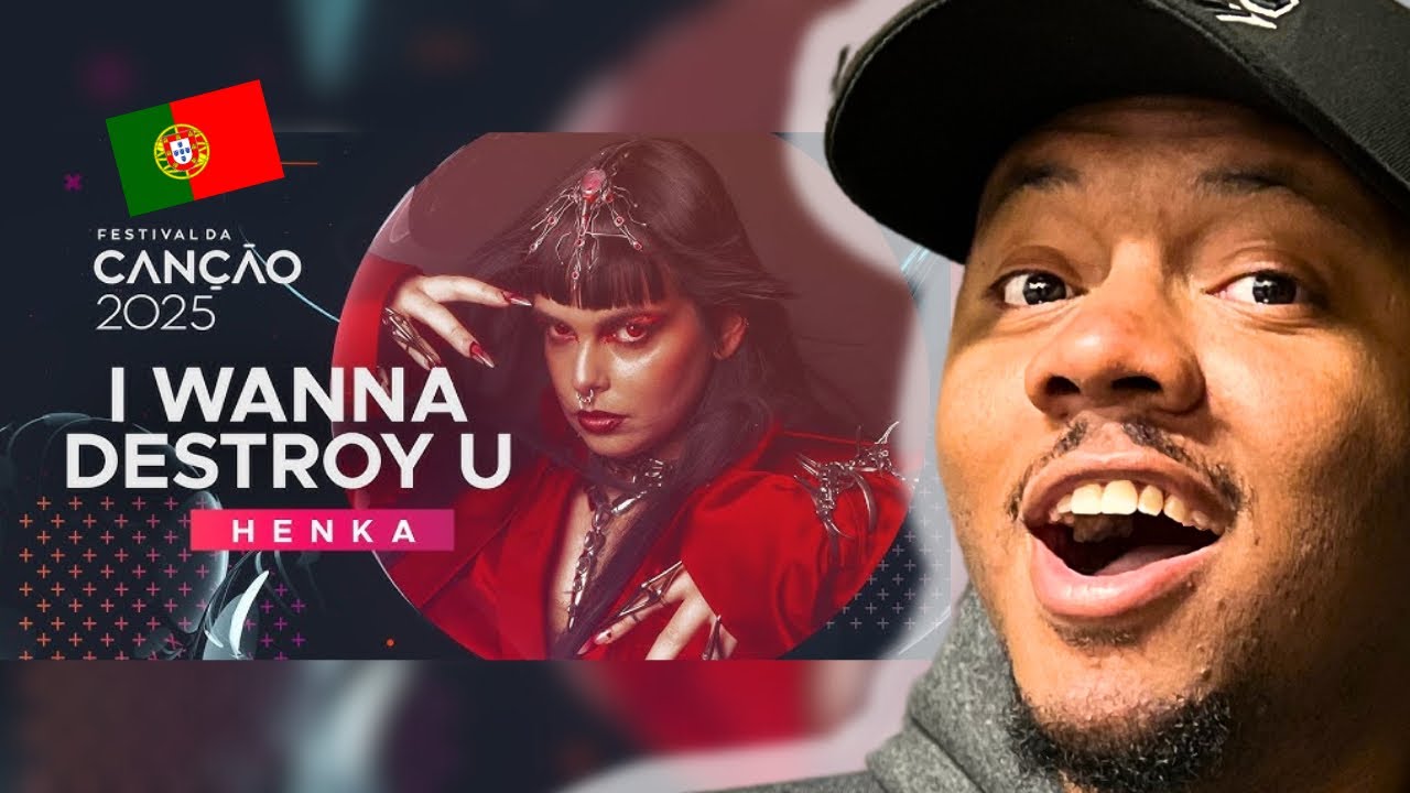 AMERICAN REACTS To HENKA – I Wanna Destroy U | Festival da Canção 2025