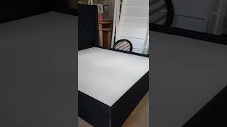 California king bed by Persquare WoodWorks #bed #bedroomideas #bedroomdesign #bedroommakeover