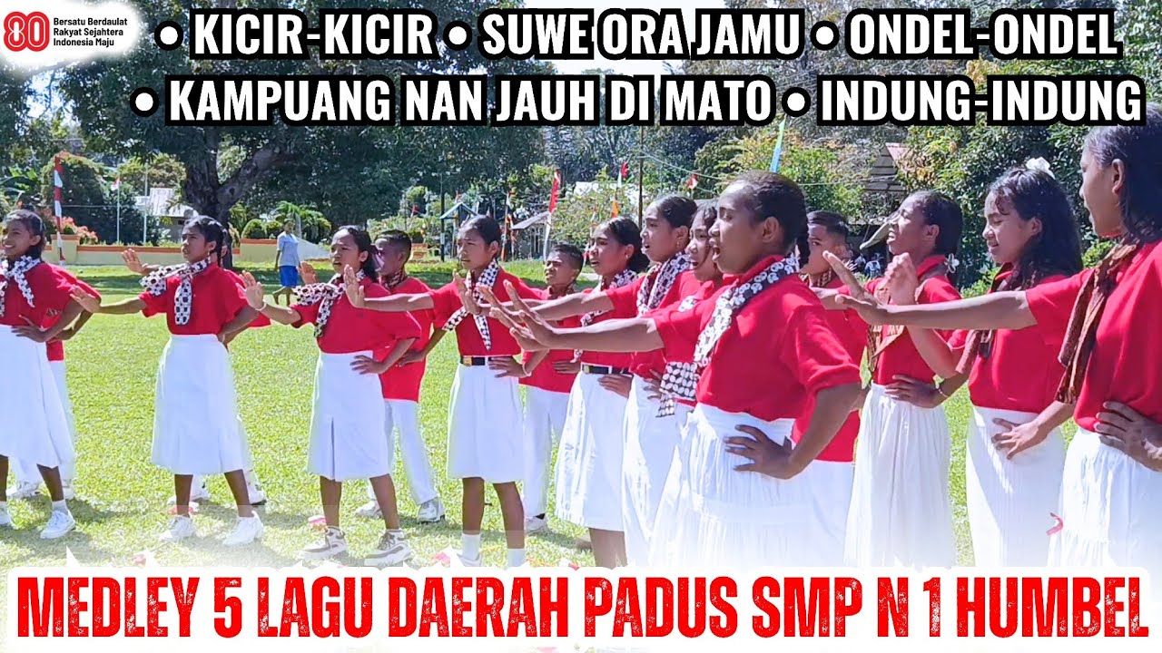 Medley 5 Lagu Daerah HUT-80 RI di Allang Asaude 17 Agustus 2025