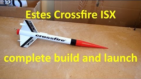 Estes Tandem-X review/build/launch Part 3 of 3 - Crossfire ISX rocket
