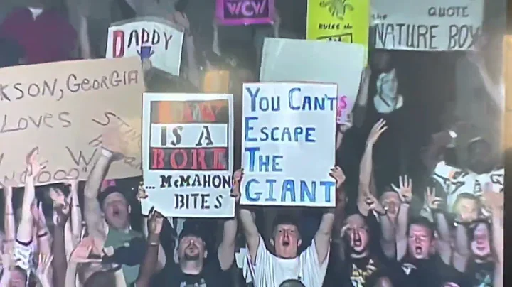 The Boss Loves the Raw is Bore Vince McMahon Bites Fan Sign & Lets Us Know! - Eric Bischoff nWo 1997