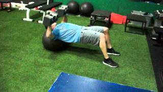 Resultsbyscience-Speed Encyclopedia-Stability Ball Dumbell Press