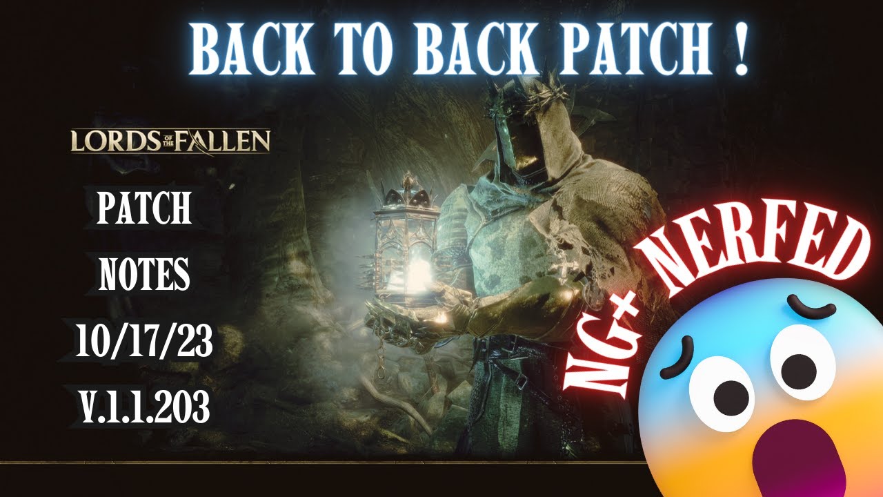 Lords of the Fallen - patch 1.1.203 - build notes : r/pcgaming