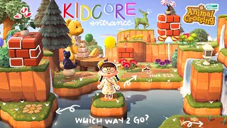 Kidcore Entrance Speed Build // Animal Crossing New Horizons