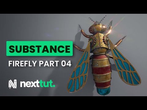 Substance Painter - Texturing a Steampunk Firefly Part 04 - YouTube
