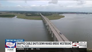 VIDEO: This Day in History: May 14, 2018: SCDOT closes Wando River Bridge after cable snaps