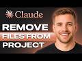 How To Remove/Delete Files From A Project In Claude AI