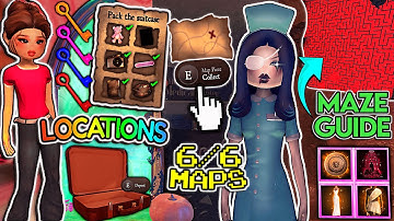 LANA QUEST TUTORIAL! All ITEMS, KEYS, & MAP LOCATIONS! MAZE GUIDE & All PRIZES | Dress To Impress