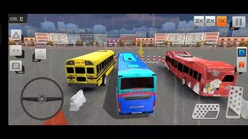 Modern Bus Parking 3D Simulator - Best Android Gameplay |@worldoflunatics9979