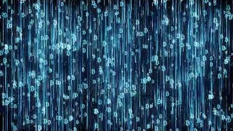Bitcoin video background loop
