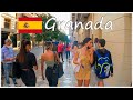 🇪🇸 Granada Spain Evening Walking Tour 🏙 4K Walk ☀️ 🇪🇸 (Sunny Day)