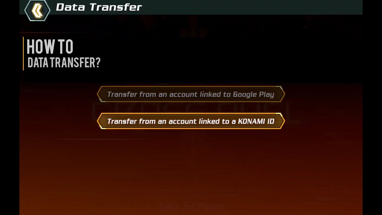 Yugioh Cross Duel HOW to Data Transfer? YouTube
