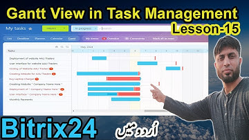 Gantt View in Task Management in Bitrix | Bitrix24 | Lesson-15