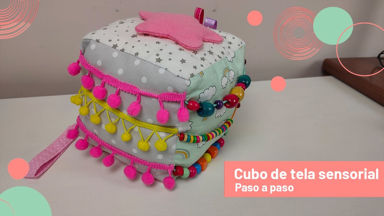 Cubo sensorial para bebés 🐰 Juguete sensorial 🐼 Juguete fácil tela - YouTube