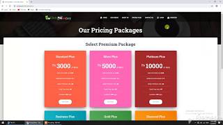 Pricing plans Of Clickpaymore com - Click Pay More ke Premium Packages