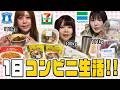 【やっぱり大食い?】100kg超えおデブ3人がセブン・ファミマ・ローソンで1日コンビニ爆食生活してみた!