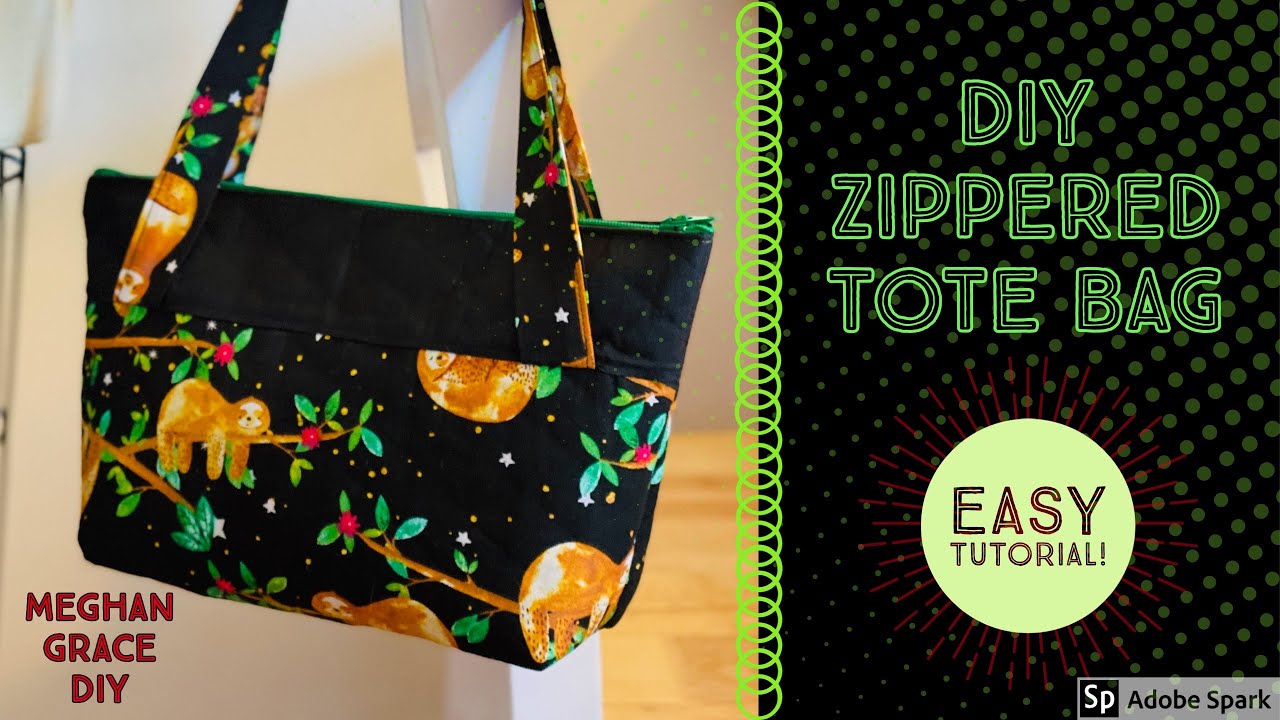 How to Sew a Zipper Tote Bag  Sewing your own with pockets and more   Luciana Caballero  Skillshare