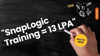 Secure High-Paying Jobs With Snaplogic 13 Lpa Awaits