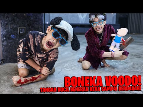 BONEKA VOODO MENGERIKAN!!! AKU MOTONG TANGAN BONEKA TAPI BOCIL JUGA KENA!!! SEMUA PANIK!!!