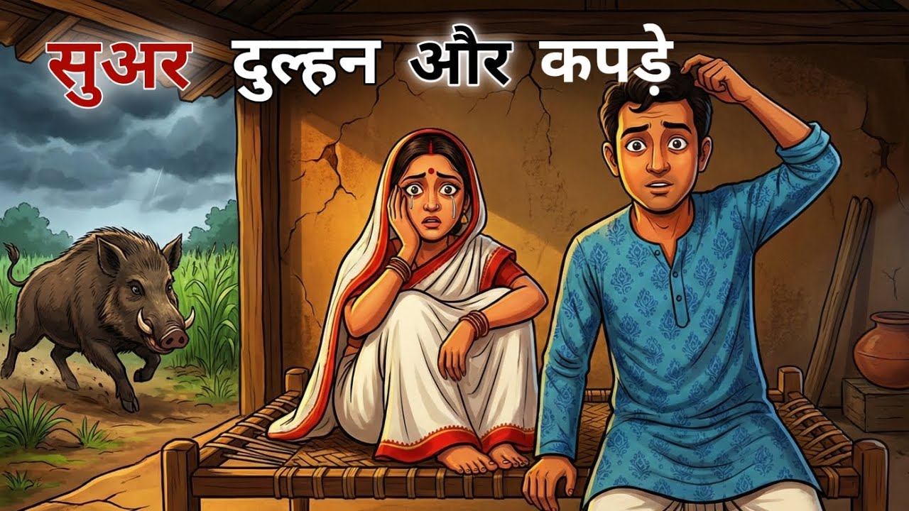 सुअर दुल्हन और कपड़े। suar dulhan Or kapde|hindi kahani