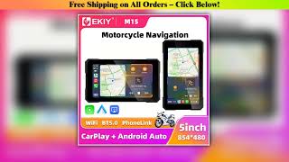 EKIY 50 inch Wireless CarPlay Moto Android Auto Portable Digital Motorcycle Dashboard GPS Navigatio