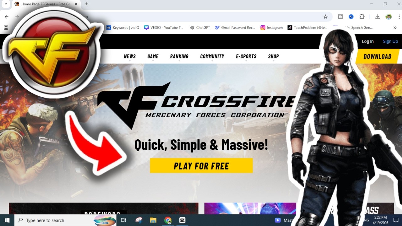 How To Download CROSSFIRE On PC or Laptop - YouTube