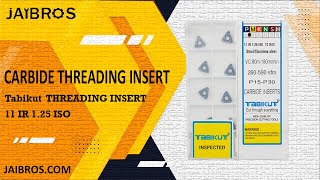 11IR 1.25 ISO Internal Threading Tabikut Carbide Insert - Jaibros (CNC Machine Tools)