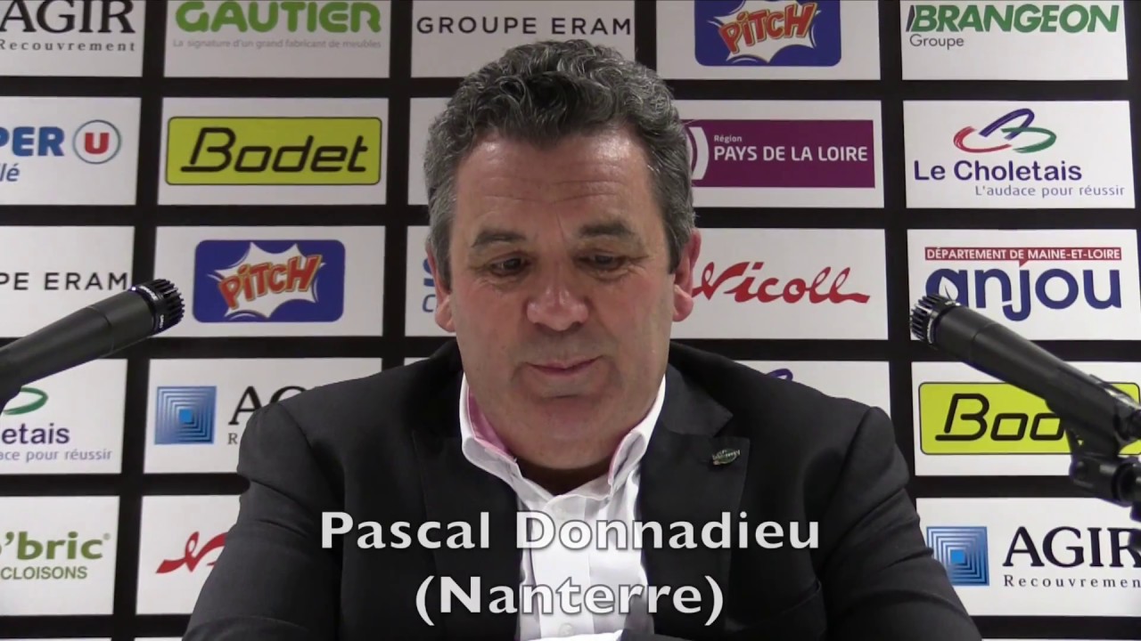 CB -Pascal Donnadieu après Cholet-Nanterre (11-04-17)