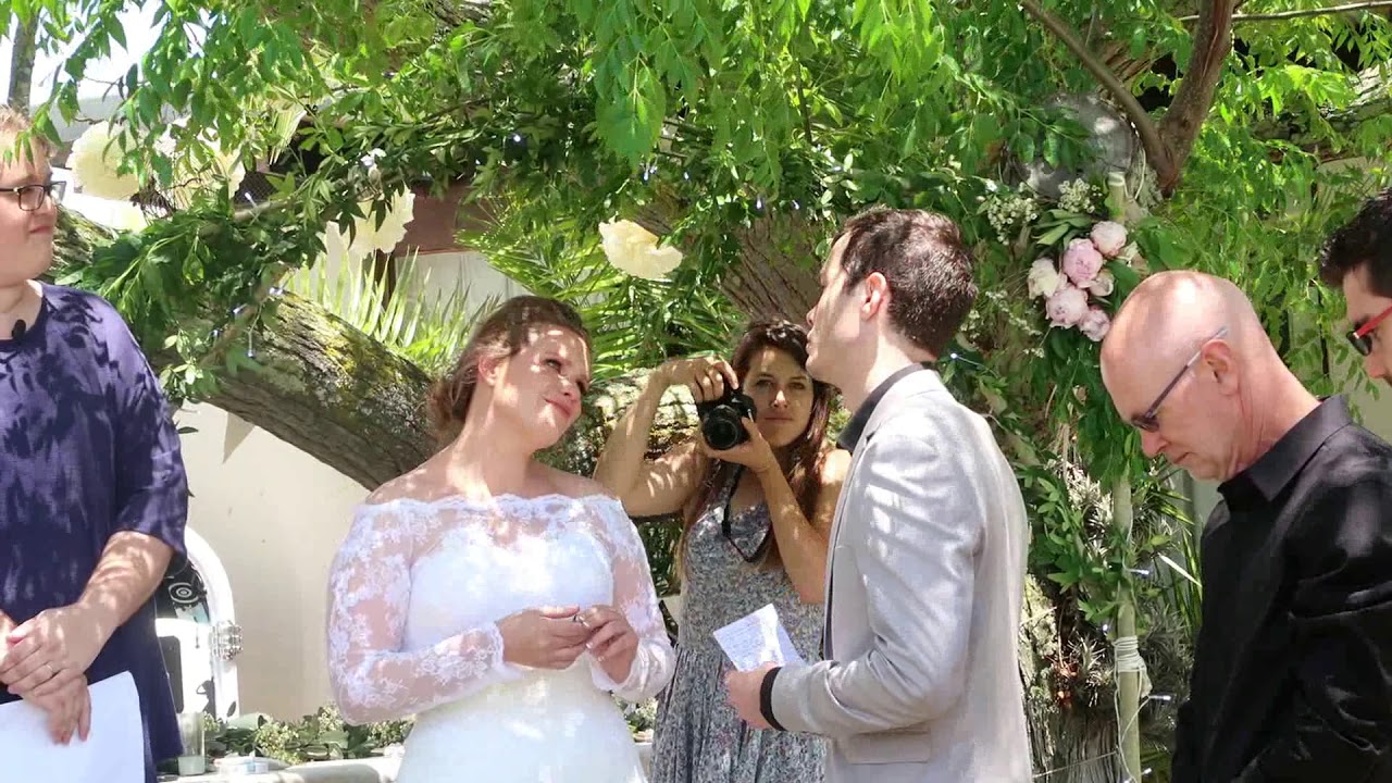 Courtney And Pj S Intimate Perfect Little Backyard Wedding Youtube