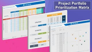 Project Portfolio Prioritization Matrix Template