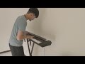 Beautiful sky cinematic harmony session transforms keyboard piano freestyle experimentation into an