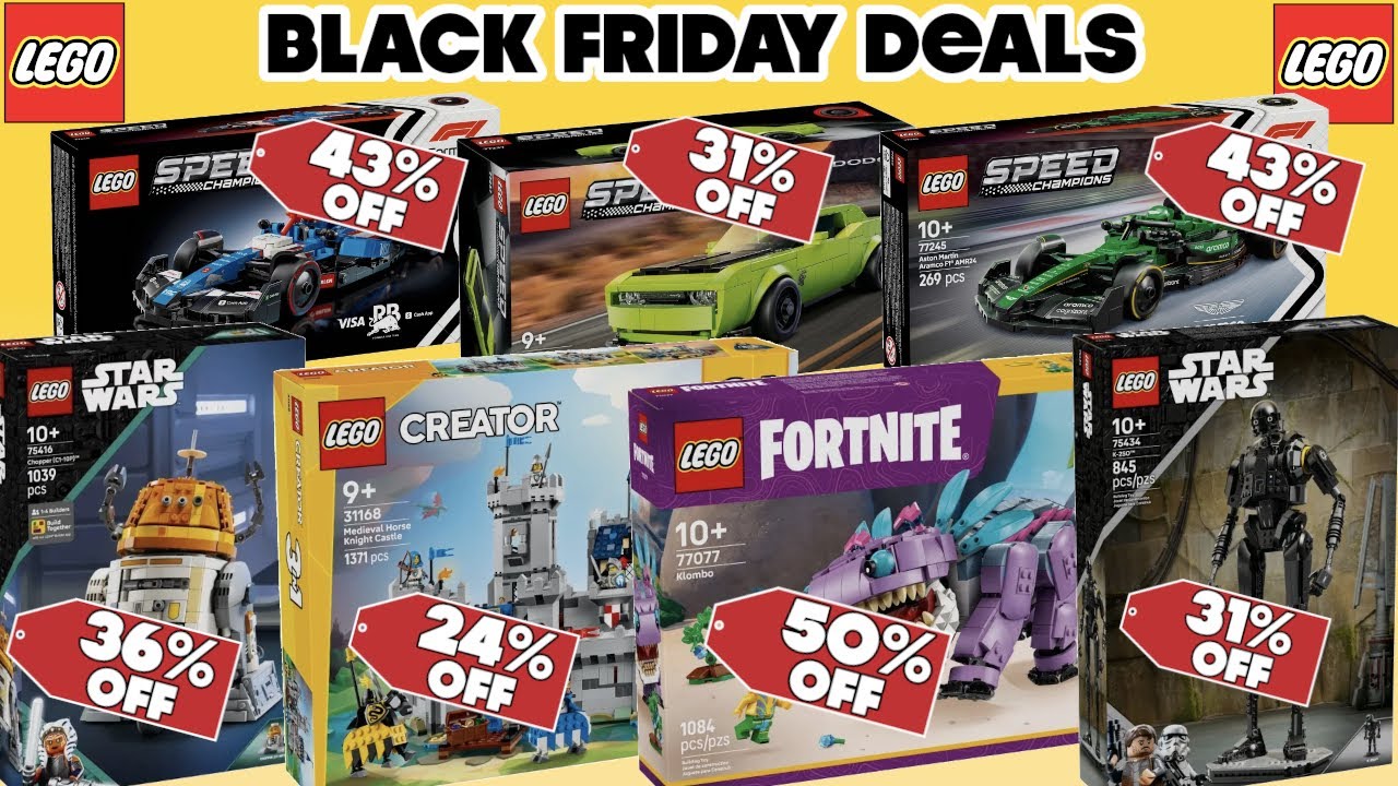 БОЛЬШЕ БЕЗУМНЫХ ПРЕДЛОЖЕНИЙ НА LEGO — СКИДКИ ДО 50% + ДОПОЛНИТЕЛЬНЫЕ 15% В ВЫХОДНЫЕ ЧЕРНОЙ ПЯТНИЦЫ!