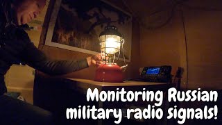 An evening monitoring Russian groundforce military signals