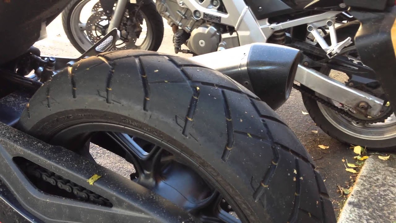 Honda Nc750x Stock Tyres After 2000 Miles Youtube