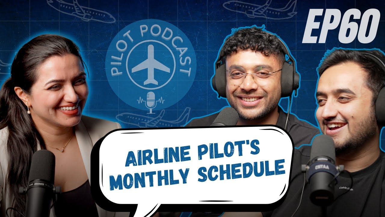 Airline Pilot's monthly Schedule | Pilot Podcast EP 60 by Captain Neha