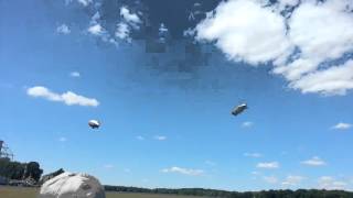 2 Goodyear Blimps Take Off From Wingfoot Lake