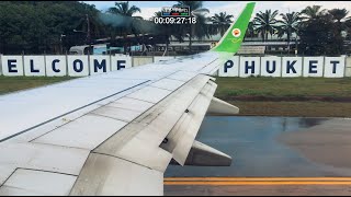 Boeing 737-800 TAKEOFF at  - Phuket Airport / Thailand- 4K HD