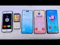 IPhone 7 Dad Vs Nokia 112 Vs IPhone 15 Duo Vs Huawei Threema Vs Galaxy S24 Skyphone Incoming Call 