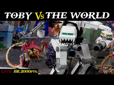 Toby (Warhound Titan) vs. THE WORLD (Tyranids) 2,000pts. NARRATIVE Battle Report
