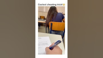 Coolest cheating tricks for exams😳#trending #exam #cheating #ai #python #java #cs #coding #viral